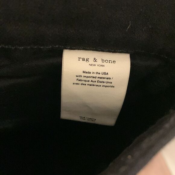 Rag & Bone Modele black bootcut wide leg stretch jeans size 25 - Picture 12 of 12